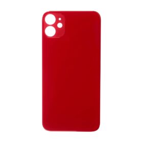 Capac Spate Compatibil cu Apple iPhone 11 - Rosu, Gaura Mare