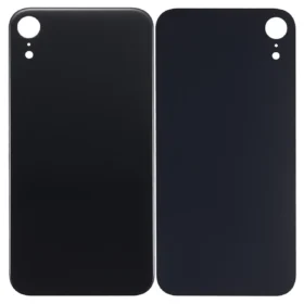 Capac Spate Compatibil cu Apple iPhone XR - Negru, Gaura Mare