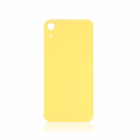 Capac Spate Compatibil cu Apple iPhone XR - Galben, Gaura Mare