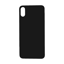 Capac Spate Compatibil cu Apple iPhone XS - Negru, Gaura Mare