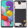Display pentru Samsung A51 (SM-A515), Tehnologie INCELL, cu Ramă, Negru