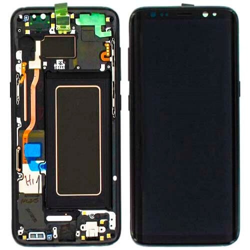 Ecran Display cu Ramă Compatibil Samsung Galaxy S9 InCell - Negru