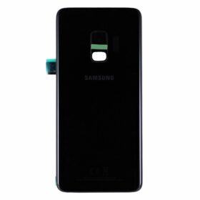 Capac Baterie Samsung Galaxy S9 - Negru, cu Adeziv