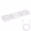 Încărcător Wireless Magnetic Pliabil 3 în 1, Încărcare Rapidă, Alb