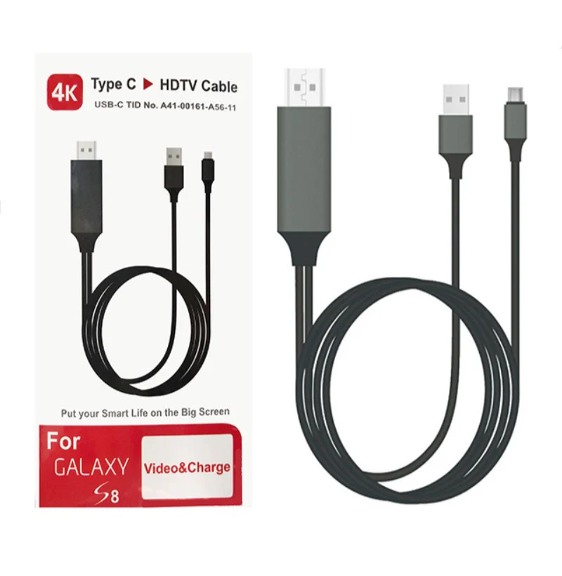 Adaptor Type-C HDTV Compatibil cu Samsung Galaxy S8 / S9 / S10