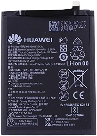 Acumulator Baterie Compatibil cu Huawei P30 Lite-Mate 10 lite-x7–nova 2 plus HB356687ECW, 3340mAh, Li-Polymer