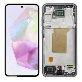 Display Compatibil Samsung Galaxy A35 – Cu Ramă, InCell, Negru