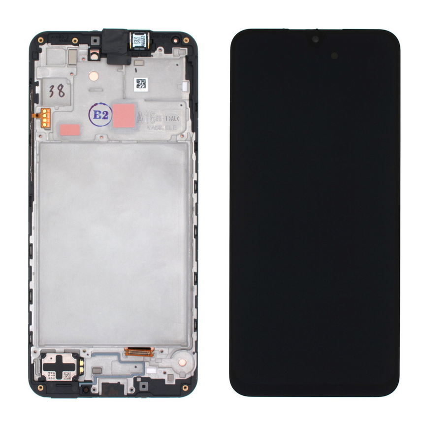 Display Compatibil Samsung Galaxy A16 4G (A165) – Cu Ramă, OLED, Negru