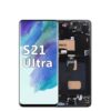 Display Compatibil Samsung Galaxy S21 Ultra – TFT, Cu Ramă, Negru
