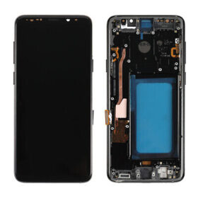 Ecran Display Compatibil Samsung Galaxy S9 Plus (G965), Negru, InCell – cu Ramă