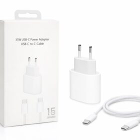 Incărcător Apple 35W USB-C Original + Cablu USB-C la USB-C (1m) – Fast Charging
