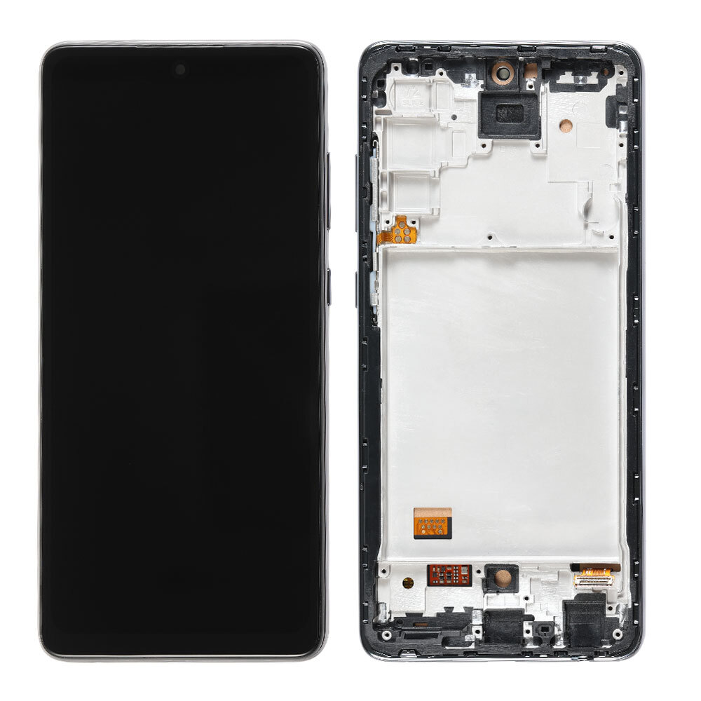 Display Compatibil Samsung Galaxy A72 – Cu Ramă, LCD, Negru