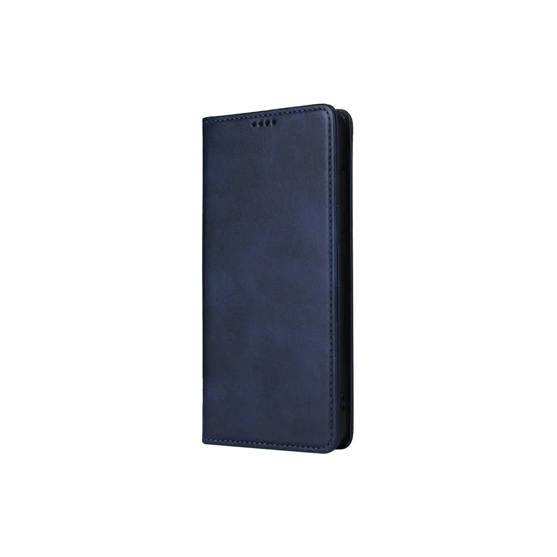 Husă Flip Leather Compatibilă Samsung A15 (A155) – Deluxe Magnetic Wallet, Blue - imagine 2