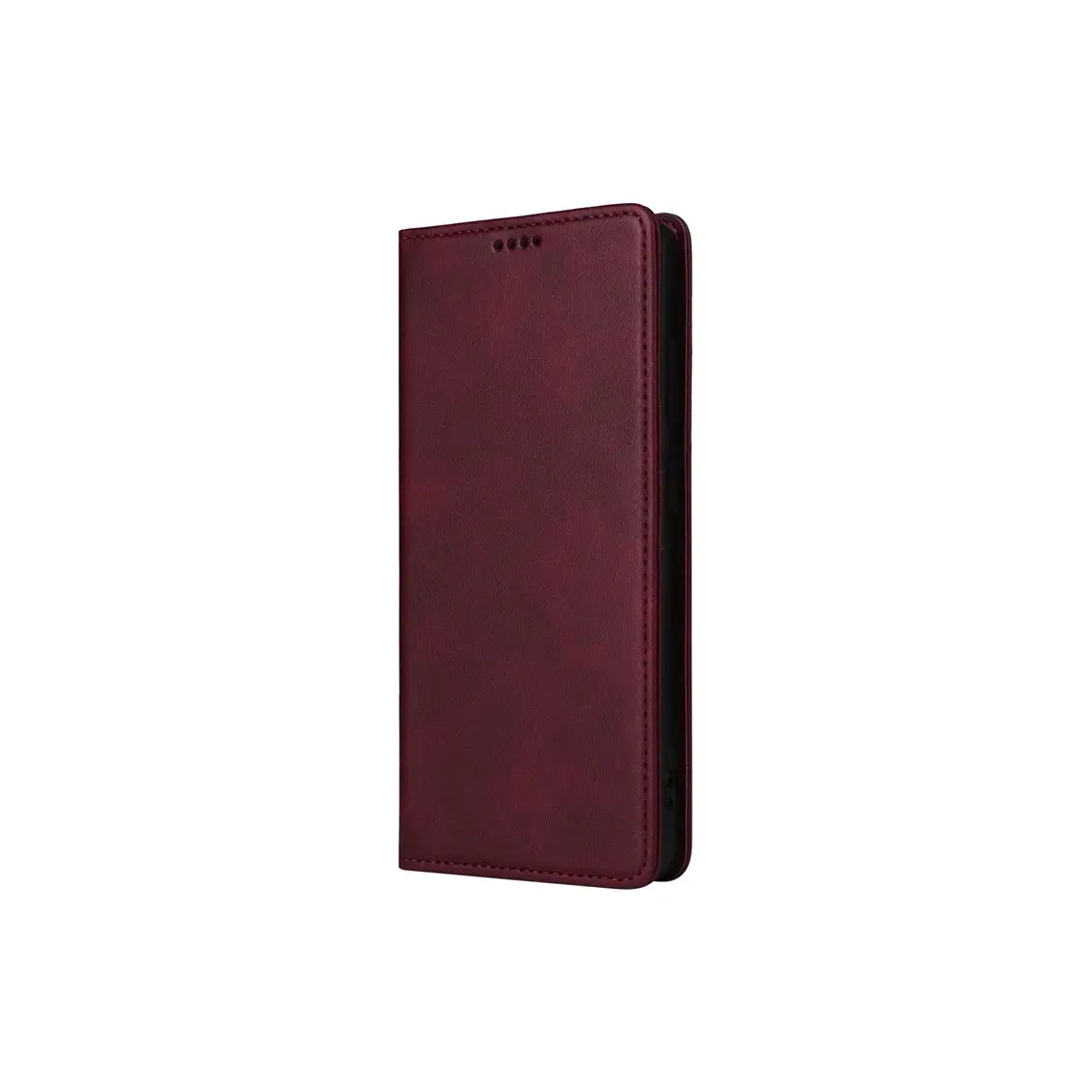 Husă Flip Leather Compatibilă Samsung A06 (A065) – Deluxe Magnetic Wallet, Bordo - imagine 4