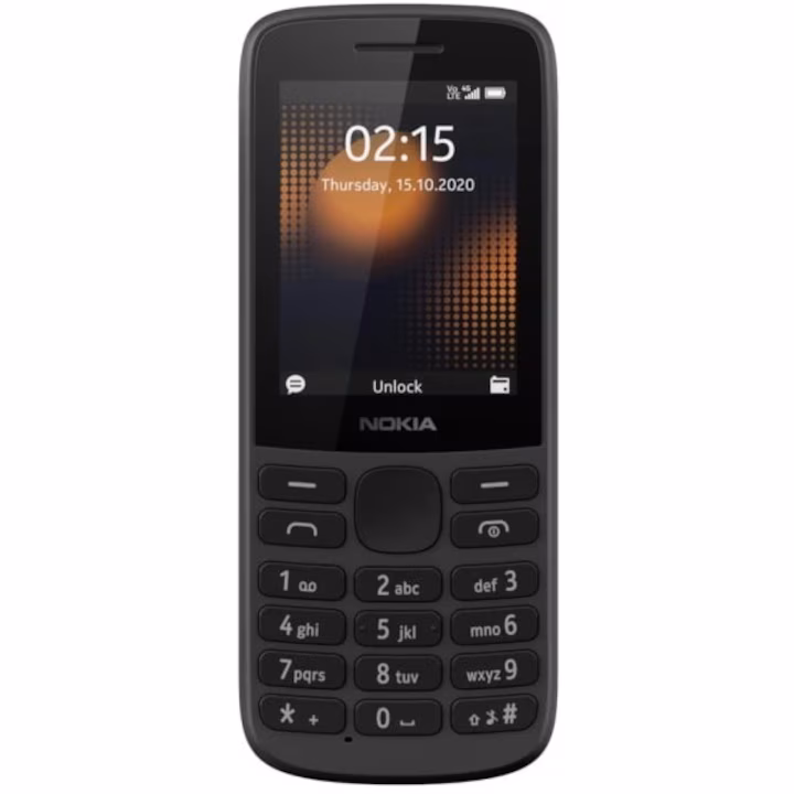 Telefon mobil Nokia 215, Dual SIM, 4G, Negru - imagine 2