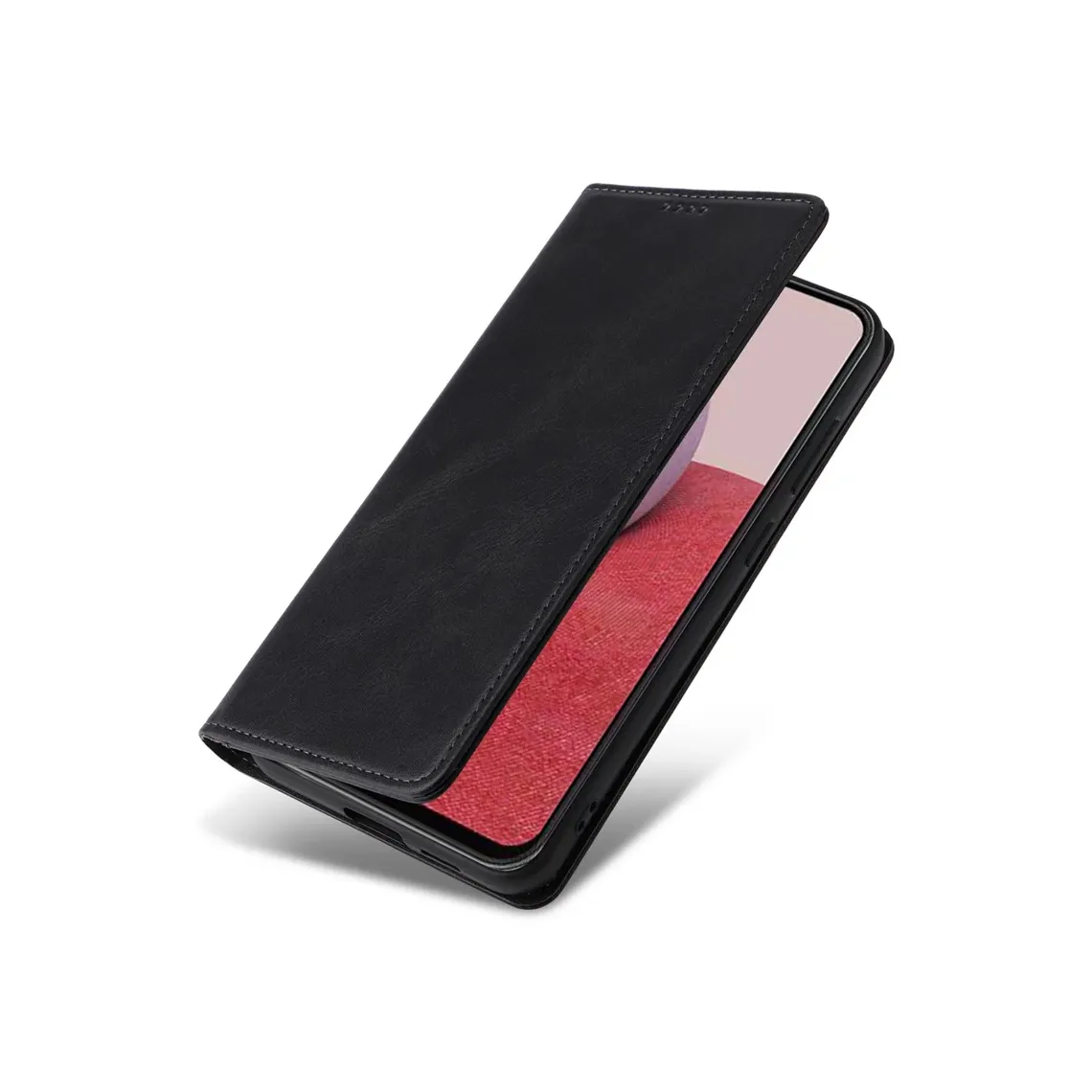 Husă Flip Leather » Xiaomi Redmi 15C 4G, Deluxe, Magnetic Wallet, Black