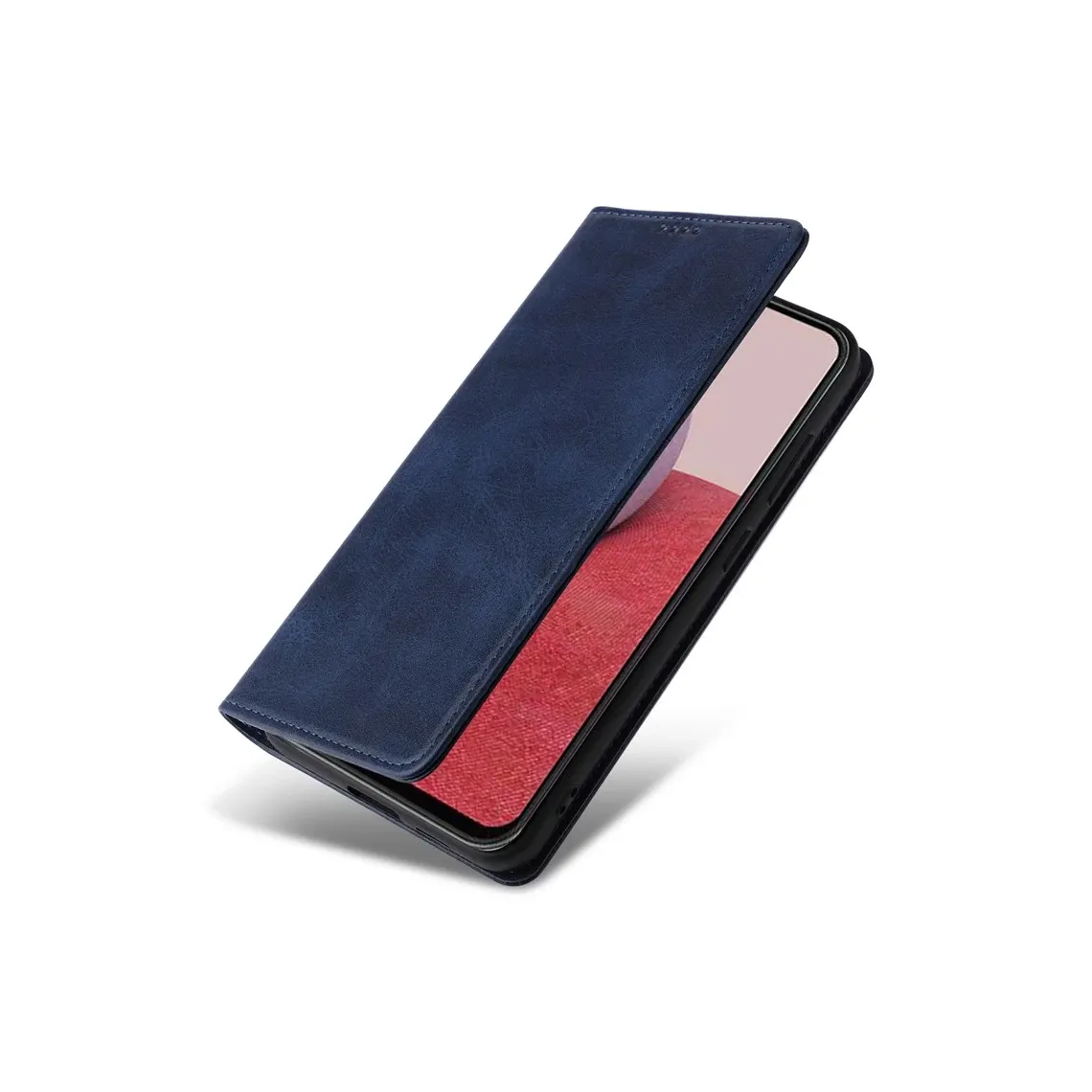 Husă Flip Leather » Samsung A56, Deluxe, Magnetic Wallet, Blue