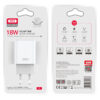 XO (L103) – Încărcător Rețea, 18W, 1×USB-A, QC 3.0, White