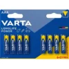 Baterii Alcaline VARTA Longlife Power LR3 AAA, 8 buc/set