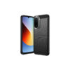 Husă Xiaomi Redmi A7 Pro 4G – Carbon Silicone Metall Look Black