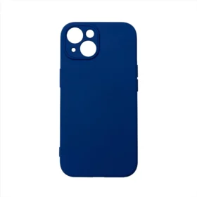Husa Smooth Silicone, Interior din Microfibra, Apple iPhone 13, BLUE