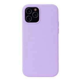 Husa Smooth Silicone, Interior din Microfibra, Apple iPhone 13, mov