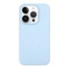 Husa Smooth Silicone, Interior din Microfibra, Apple iPhone 15 pro max, blue