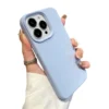 Husa Smooth Silicone, Interior din Microfibra, Apple iPhone 15 pro, blue