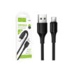 Hoco (X120) » Cablu Date si Incarcare, USB la USB-C, 3A, 1m, BLACK