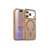 Husa iPhone 17 Pro Max, Matte MagSafe, Frosted GOLD