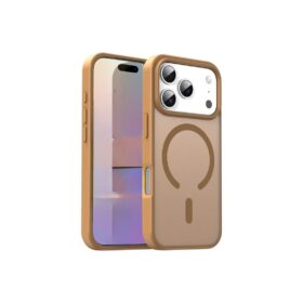 Husa iPhone 17 Pro Max, Matte MagSafe, Frosted GOLD