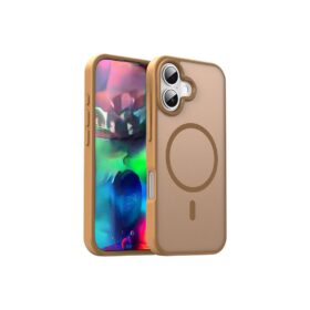 Husa MagFrost Pro  iPhone 17, Matte MagSafe, Frosted GOLD