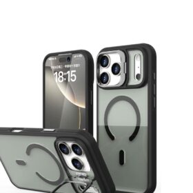 Husa iPhone 15 Pro, Heavy Grip, MagCase, CamBracket, BLACK