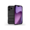 HUSA iPhone 17 Pro Max, Husa, Grip, Microfiber, ShockProof | Night BLACK