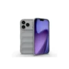iPhone 17 Pro, Husa, Grip, Microfiber, ShockProof | Smoke GRAY