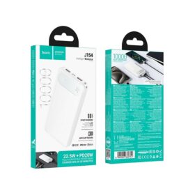 Baterie Externă Hoco J154 Power Bank – 10.000mAh, Alb