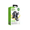 Kaku (KSC-1170) Suport Auto cu incarcare Wireless, 15W, cleme laterale, montaj Ventilatie, 360°, PullClip, Black