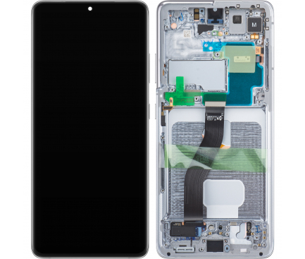 Display Samsung Galaxy S21 Ultra 5G G998 – TFT, cu Ramă, Argintiu
