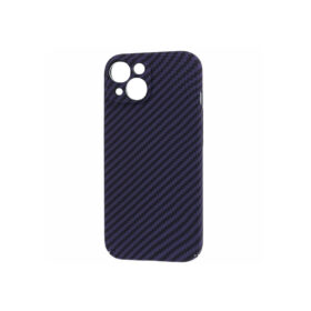 Husa iPefet Carbon, iPhone 12, Kevlar Pattern | Purple