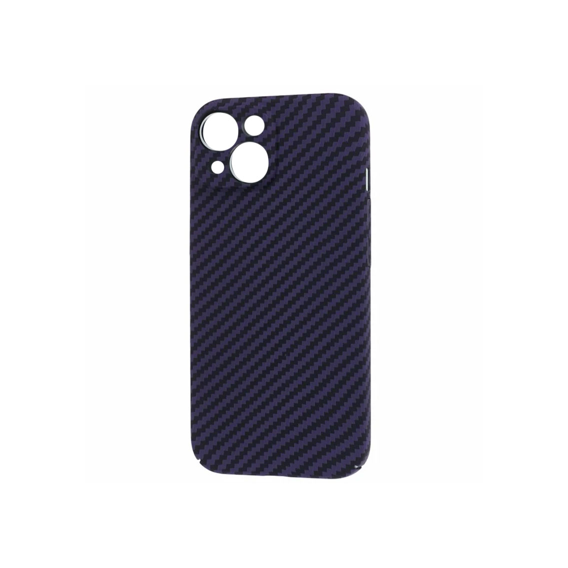Husa iPefet Carbon, iPhone 12, Kevlar Pattern | Purple