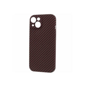 Husa iPefet Carbon, iPhone 12, Kevlar Pattern | Red