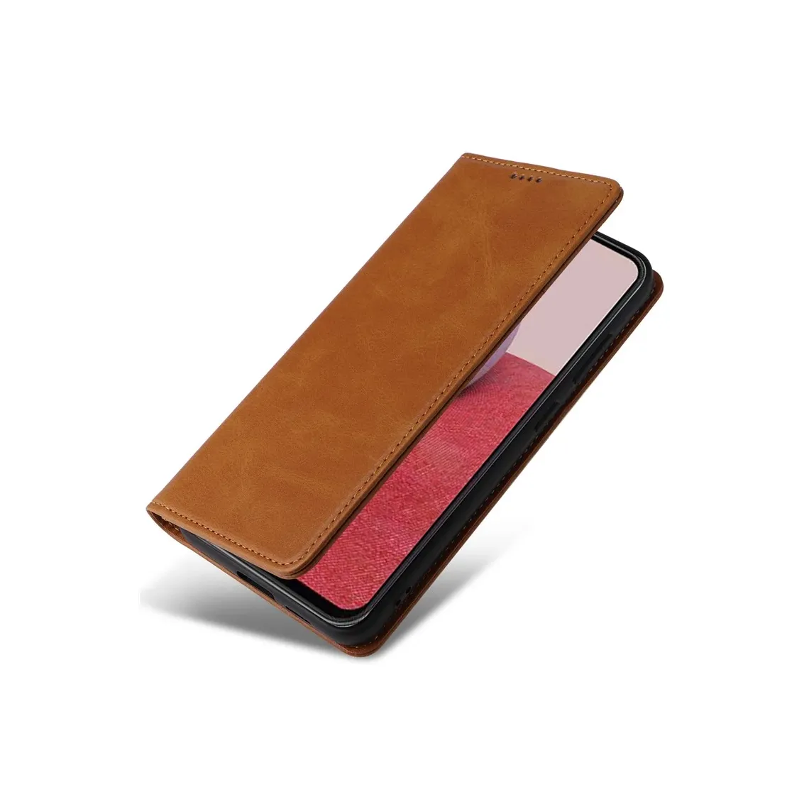 Leather Skin » Samsung A05s (A057) - Husa Flip, Wallet Magnet, DeLuxe | BROWN