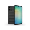 Samsung A06 (A065), Husa, Grip, Microfiber, ShockProof | Negru