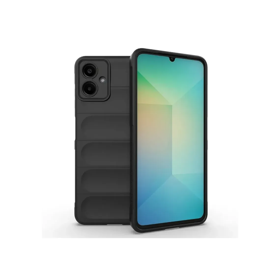 Samsung A06 (A065), Husa, Grip, Microfiber, ShockProof | Negru