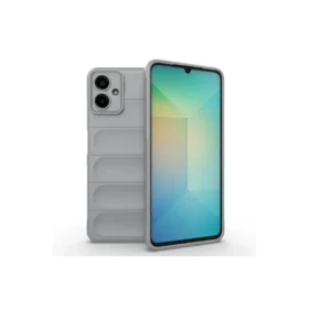 Samsung A06 (A065), Husa, Grip, Microfiber, ShockProof | Gri Deschis