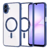 Samsung A07 (A076) - Husa Chrome Transparenta, MagCase, Rama Albastra