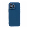 iPhone 16 Pro - Husa Microfiber, TPU Soft | Navy BLUE