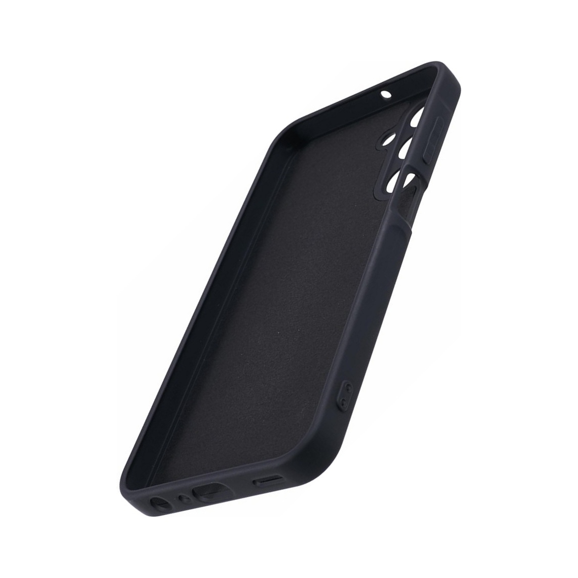 Samsung A07 (A076) - Husa Microfiber, TPU Soft | BLACK