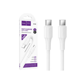 Cablu Date si Incarcare, USB-C, PD60W, QC3.0, Fast, 1m, alb
